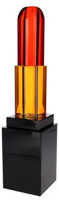 Produktbild von Gift Company Dioptrics Liplux Vase schwarz/rot 33,5cm