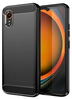 Obrázek produktu pro Techsuit Carbon Silicone Back Cover pouzdro pro Samsung Galaxy Xcover 7 - černé
