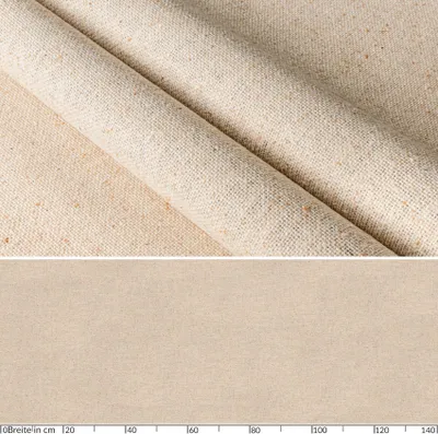 Produktbild von Tischdecke Wachstuch Premium Einfarbig Beige Robust Wasserabweisend Rund 120 cm