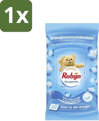 Produktbild von Droogtrommeldoekjes für Waschmaschine 20 Stück Frischduft