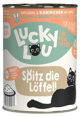 Produktbild von Lucky Lou Lifestage Adult Geflügel &Kaninchen 6x 400 g