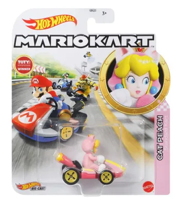 Zdjęcie produktu dla Hot Wheels Mario Kart GRN13, Samochód, 3 lat(a), Różowy, Żółty