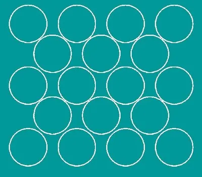 Image de Autocollants ronds, diamètre 10 cm, 18 pièces, turquoise mat