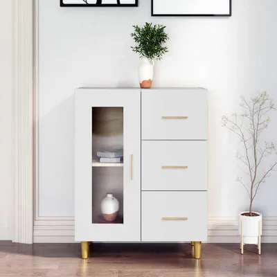 Obrázek produktu pro vidaXL Příborník bílý 69,5x34x90 cm výrobek z odvozeného dřeva