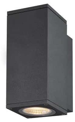 Zdjęcie produktu dla Lampa ścienna natynkowa LED SLV Enola Square IP65 antracytowa