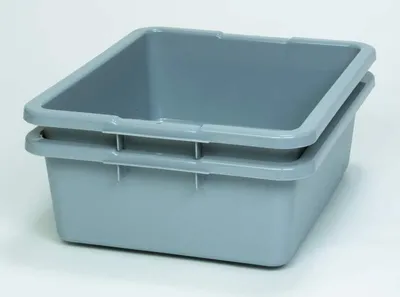Produktbild von Rubbermaid Allzweckbehälter ohne Fächer, 28,7 l, grau, Inhalt 6