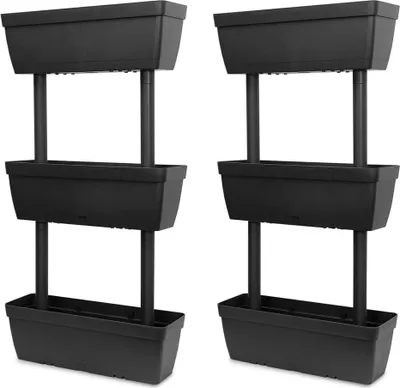 Produktbild von vidaXL Pflanzkübel 6-tlg. 100 cm Anthrazit