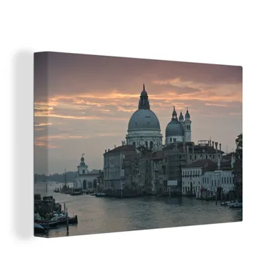 Produktbild von OneMillionCanvasses® - Leinwandbilder - 150x100 cm, Italien - Architektur - Venedig, Wandbilder Kunstdruck Wanddekoration