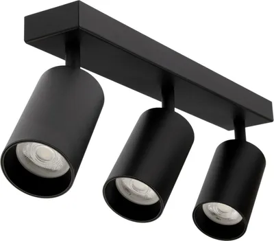 Zdjęcie produktu dla Kinkiet sufitowy 3x GU10 SPOT Lampa LED QUALIS III Czarny