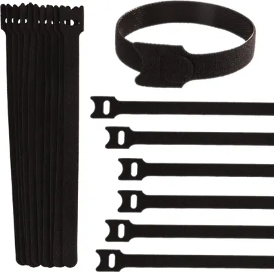 Zdjęcie produktu dla Zestaw OPASKI, RZEPY, ORGANIZER DO KABLI 10szt, 10mmx12mm