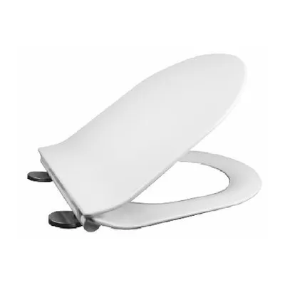 Image de Sièges de WC Mereo - Siège de WC Slim, softclose, blanc CSS116