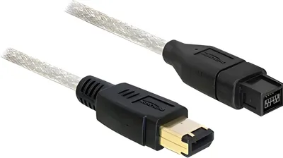 Produktbild von Delock Kabel FireWire 9 Pin Stecker > 6 Pin Stecker 1 m