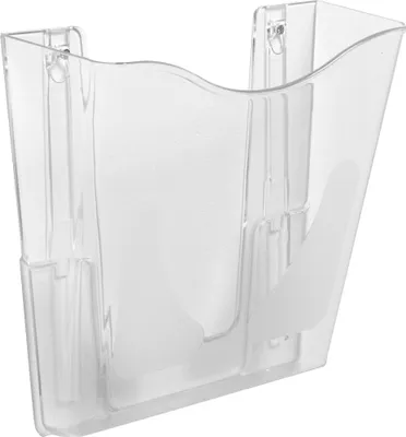 Produktbild von Deflecto Prospekthalter DocuPocket Verwendung für Papierformat: DIN A4 Werkstoff: Polystyrol Farbe: transparent