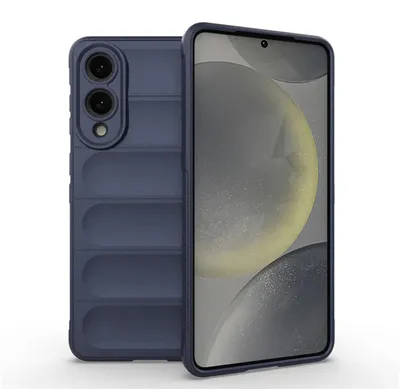 Produktbild von MobyDefend Hülle für Samsung Galaxy S25 Edge - TPU Gripcase - Blau