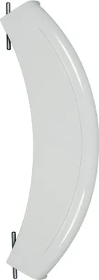 Produktbild von easyPART passend für 10021868 EUROPART Türgriff weiß Set mit Achsen Alternativ Siemens Bosch 00266751 Griff Tür Waschmaschine Waschtrockner passend Neff Balay 3ts wae20 wae28 wae24