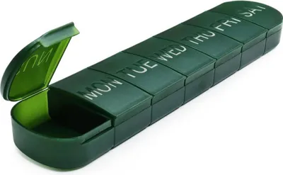 Immagine prodotto di FHORAIN scatola per compresse 7 giorni, scatola per pillole tedesca, senza BPA