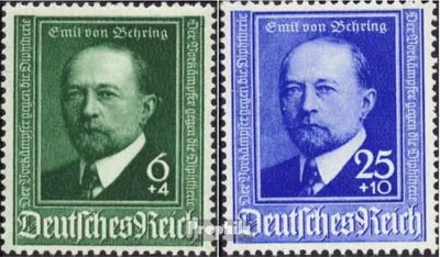 Produktbild von Briefmarken Deutsches Reich 1940 Mi 760-761 (kompl.Ausg.) postfrisch 50 Jahre Diphterie-Serum