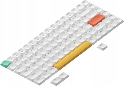 Produktbild von Nuphy Shine-through Keycaps ABS Weiß Tastenkappen Für Tastatur Air 75 / Air 96 V2