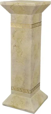 Produktbild von Medusa Säule Römische Säulen Marmor Skulptur Figur Deko Dekoration Ständer 1043