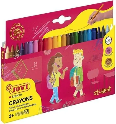 Zdjęcie produktu dla Jovi Round Wax Crayons Woski 24 szt.
