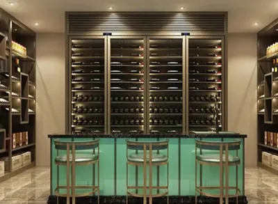 Immagine prodotto di Archivio per il vino Frigorifero per il vino Armadio per il vino Portabottiglie Mobili per il vino