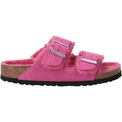 Produktbild von Birkenstock Hausschuhe ARIZONA SHEARLING, Rauleder, Rot, Damen