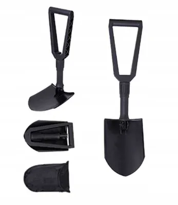 Produktbild von Klappbare Schaufel Schaufel + Koffer 59 cm mini schwarz universal Metall