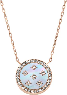 Produktbild von Fossil JF04936791 Damen Collier Edelstahl Rose Grau 40,5 cm