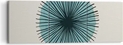 Produktbild von Bild auf Leinwand - Leinwandbild - 3 Teile - Auge Abstraktion Modern - 90x30cm - Wand Bild - Wanddeko - Wandbilder - Leinwanddruck - Bilder - Wanddekoration - Leinwand bilder - Wandbild - CA90x30-4224