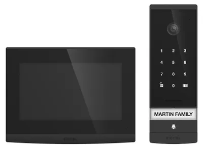 Produktbild von Extel Open 3K 7" Bildtelefon verdrahtet mit integrierter, hochauflösender Tastatur - Extel - 720330