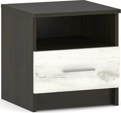 Obrázek produktu pro nabbi Noční stolek (2 ks) Amison N - wenge/craft bílý