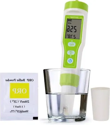 Image de Appareil de mesure redox - 1 200 mV avec étalon d'étalonnage ORP et mesure de la qualité de l'eau - haute précision
