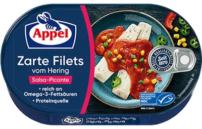 Zdjęcie produktu dla Filety śledziowe Appel salsa picante w ostrym sosie 200g