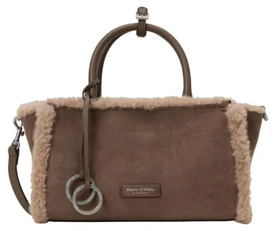 Produktbild von Marc O'Polo Leder Handtasche Schultertasche Gladys Crossbody Bag Faded Brown taupe