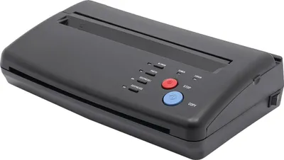 Produktbild von Tattoo-Transfermaschine, hohe Auflösung, tragbares Design, schwarz
