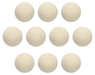 Stoffknöpfe 20 mm, 10 Stück, Perlenfarbe, Nähzubehör