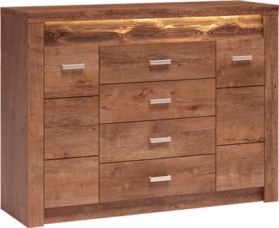 Produktbild von Sideboard modern in Esche hell mit Beleuchtung INGENIO-161