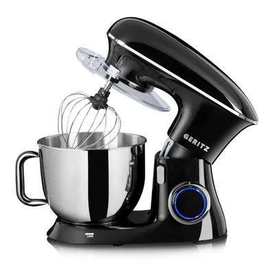 Produktbild von GERITZ Küchenmaschine RTX3500 3500W Knetmaschine für schweren Teig 7L Planetenmischer Edelstahl Profi Rührer