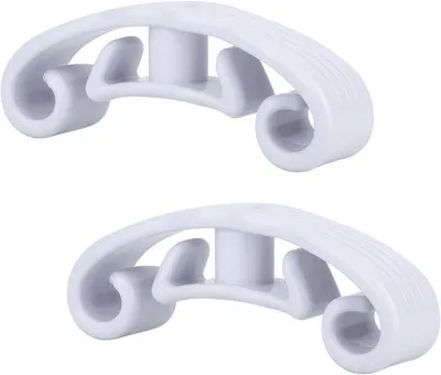 Immagine prodotto di Pratico set per borse della spesa con manici ergonomici per borse e cestini (bianco)
