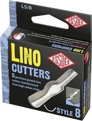 Produktbild von Essdee Linolschneider Stil 8, 5er-Pack