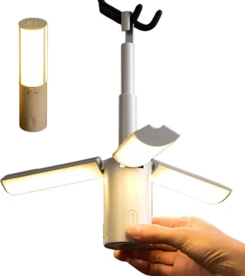 Produktbild von INF Multifunktionale Faltbare Campinglampe - Tragbare LED Zeltleuchte 2400mAh