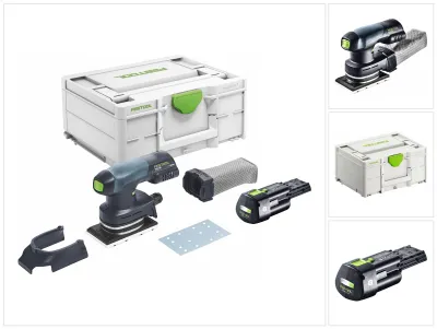 Obrázek produktu pro Festool RTSC 400-Basic akumulátorový smykem řízený vyžínač 18 V 80 x 130 mm bez kartáčů + 1x akumulátor 3,0 Ah + Systainer - bez nabíječky
