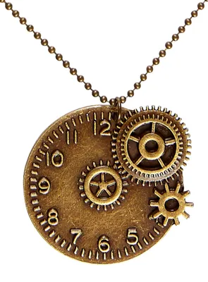 Produktbild von Steampunk Halskette Uhr