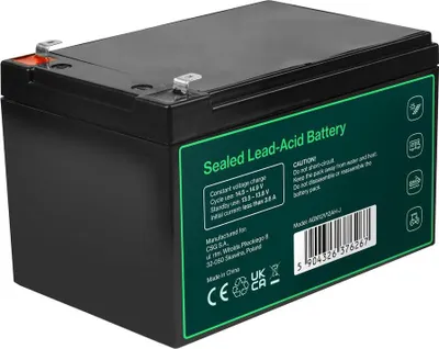 Produktbild von Greencell Agm Vrla 12V 12Ah underhållsfritt batteri