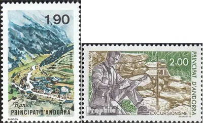 Produktbild von Briefmarken Andorra - Französische Post 1987 Mi 381,385 (kompl.Ausg.) postfrisch Tourismus