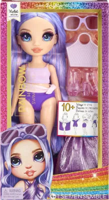 Image de Mga Rainbow High Swim Doll Violet