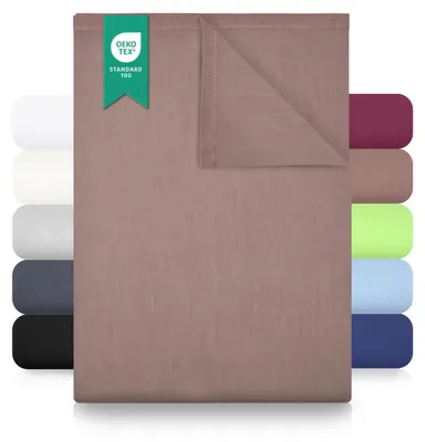 Immagine prodotto di Lenzuolo 100% cotone senza elastico, 180x275 cm, sabbia