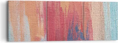 Produktbild von Bild auf Leinwand - Leinwandbild - 3 Teile - Die Farben Farben Abstraktion - 90x30cm - Wand Bild - Wanddeko - Wandbilder - Leinwanddruck - Bilder - Wanddekoration - Leinwand bilder - CA90x30-5069