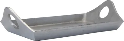 Produktbild von Tablett Serviertablett Alu matt Dekotablett 35x19cm Obsttablett