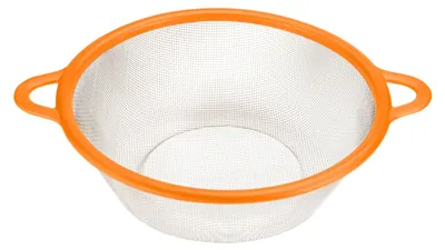 Obrázek produktu pro Vergionic 0002 Cedník kov, 25,5 cm oranžový